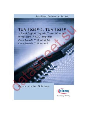 TUA 6037F datasheet  